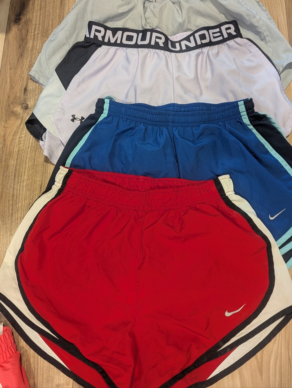 Nike Red and Blue Athletic Shorts Bundle